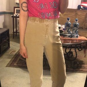 Tan corduroy pants